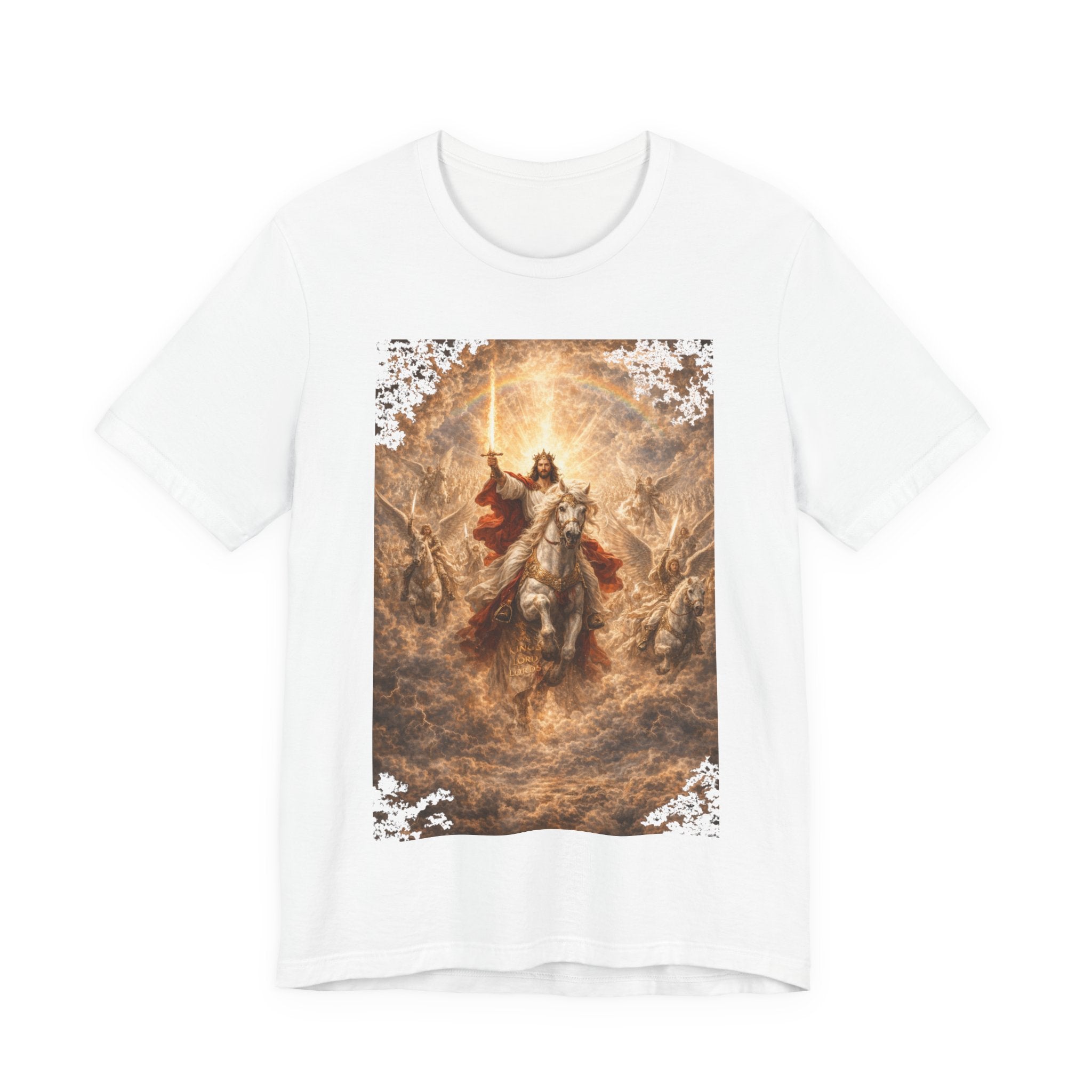 Revelation 19:11-21 Christian Jesus on White Horse T‑Shirt — Resurrection / Second Coming Graphic Tee Revelation