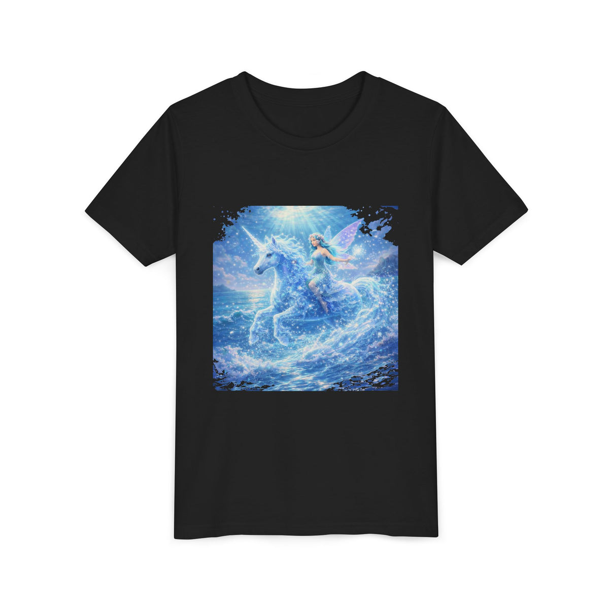 Magical Mermaid Unicorn Youth Tee – Fantasy Ocean Adventure Shirt