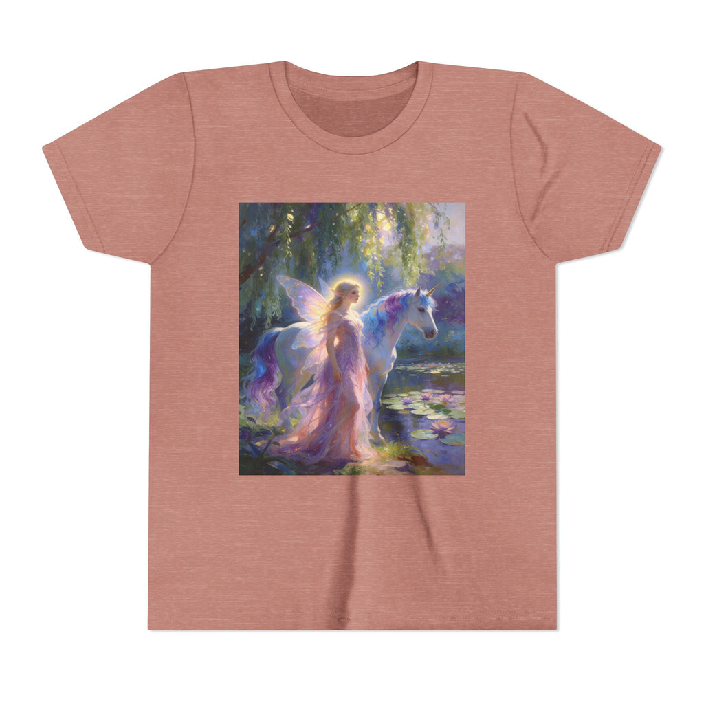 Youth Tee — Enchanted Fairy and Unicorn Graphic Tee