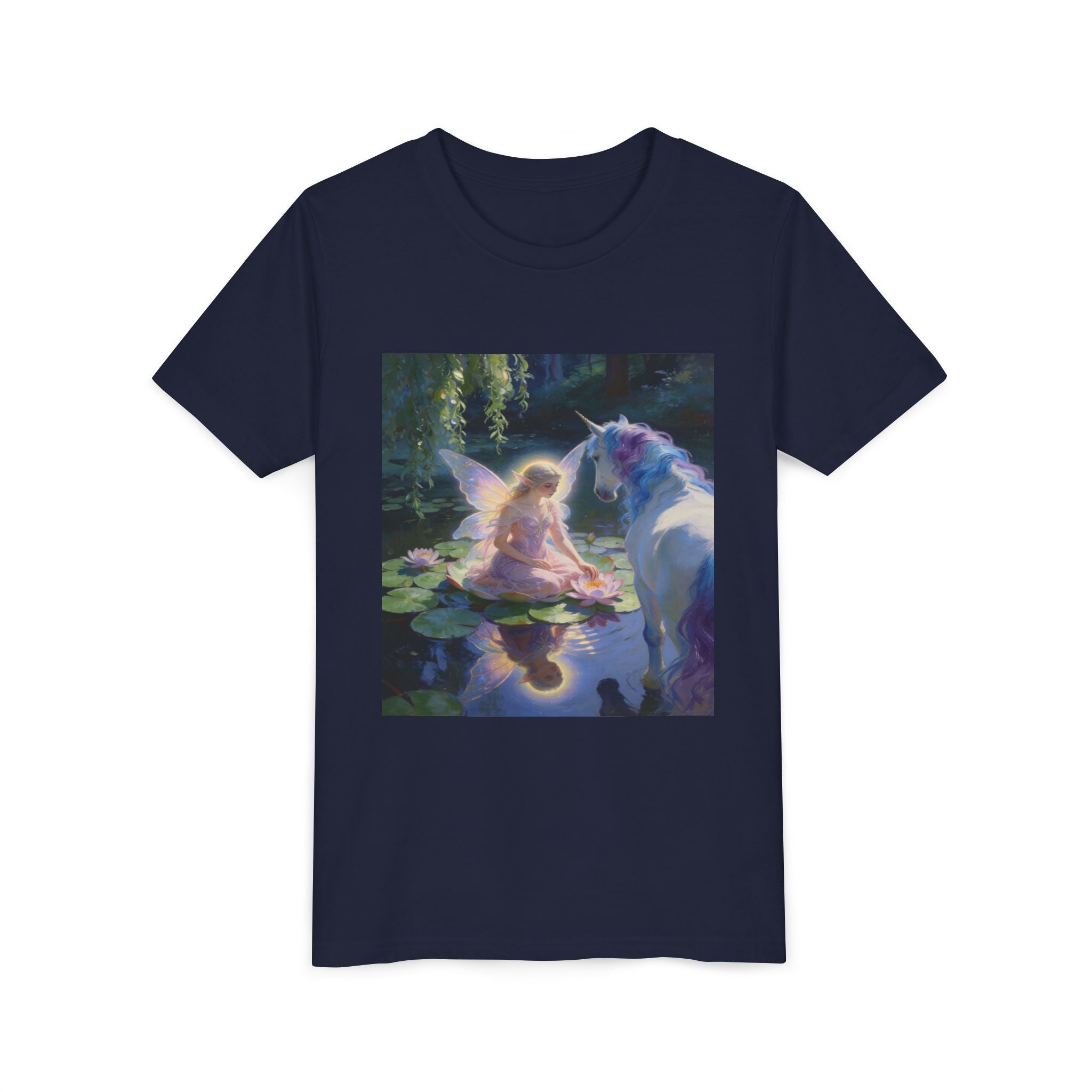 Youth Tee — Fairy and Unicorn Magic Print