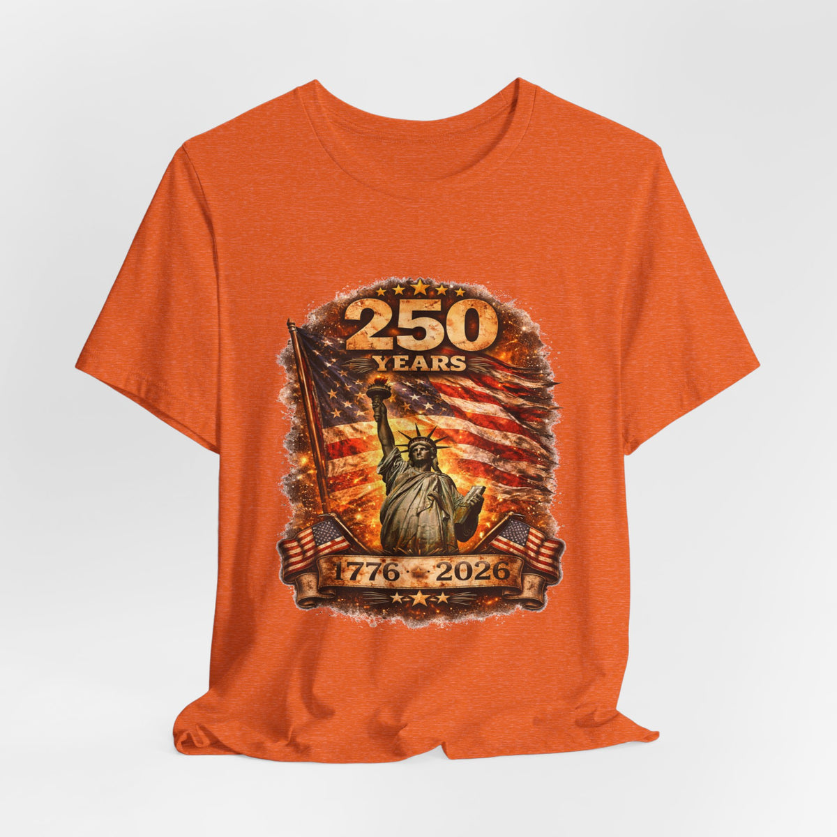 250 Years Statue of Liberty Tee — 1776–2026 Patriotic Anniversary Shirt