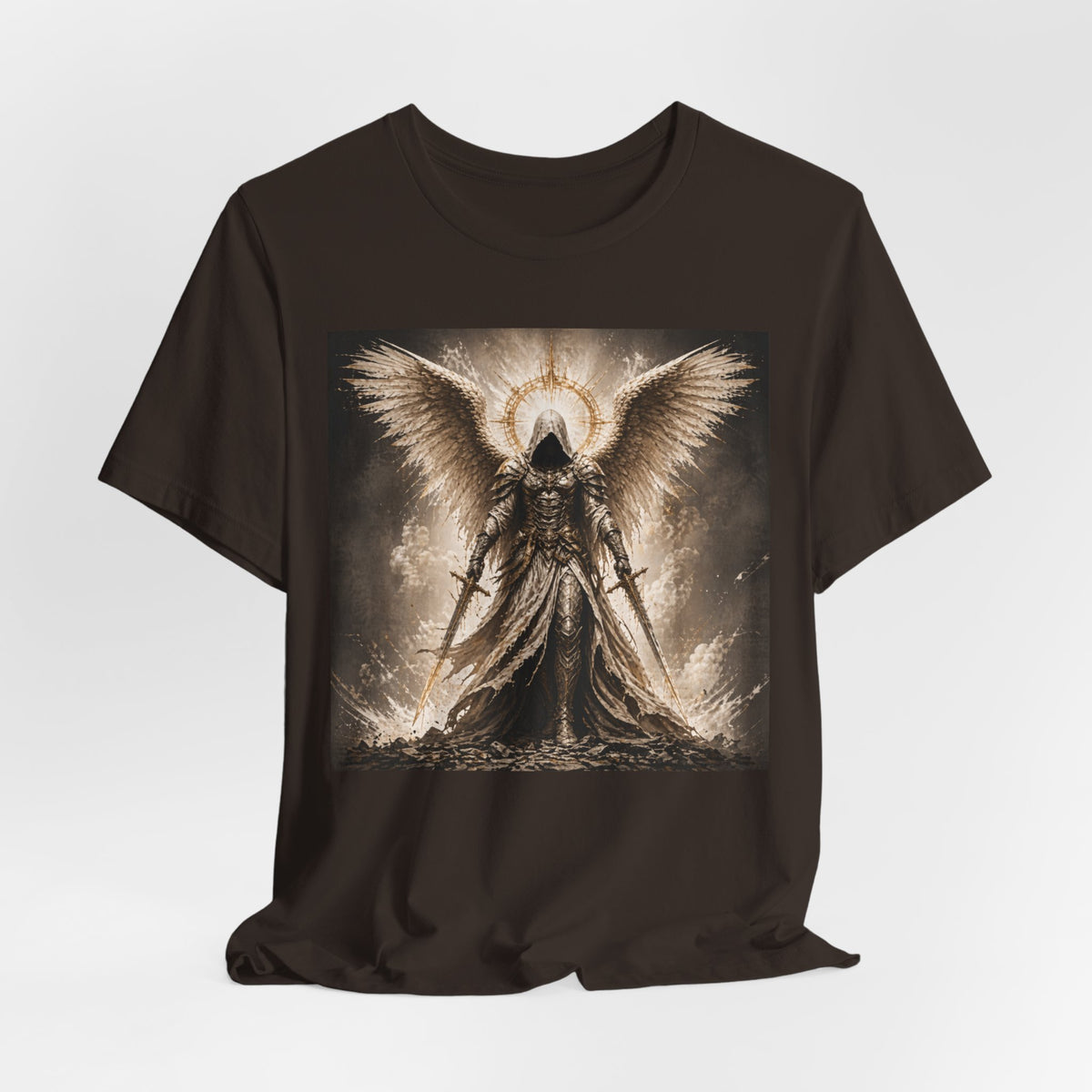 Angel Warrior T-Shirt — Gothic Archangel Graphic Tee