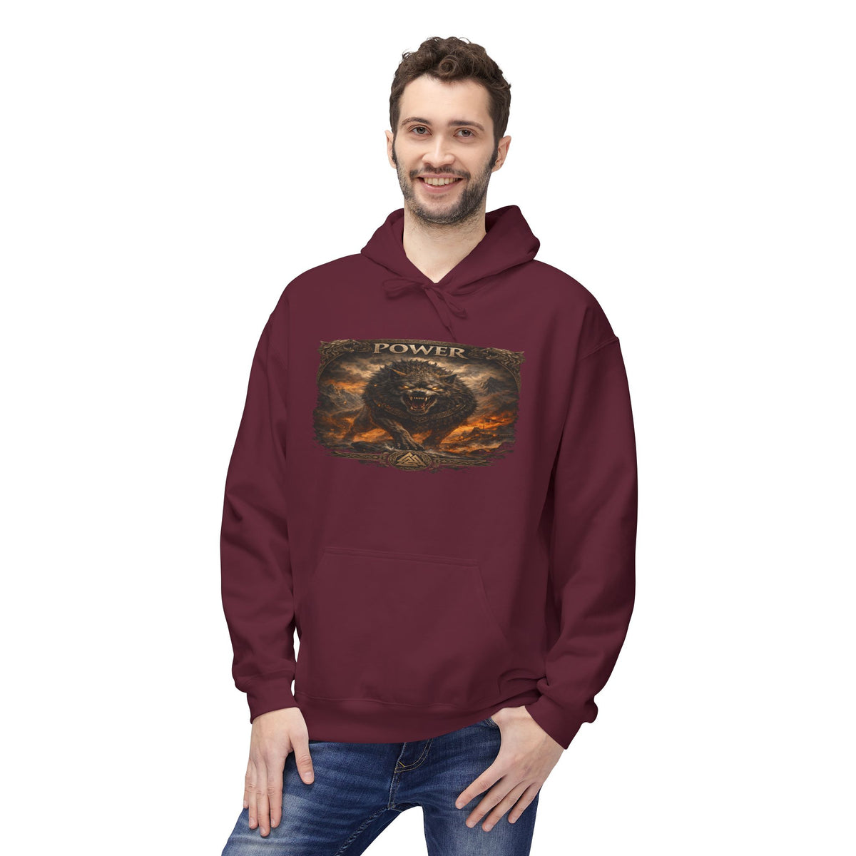Fenrir is undoubtedly the strongest and most powerful wolf of all -Hoodie – Adventure Outdoors Pullover