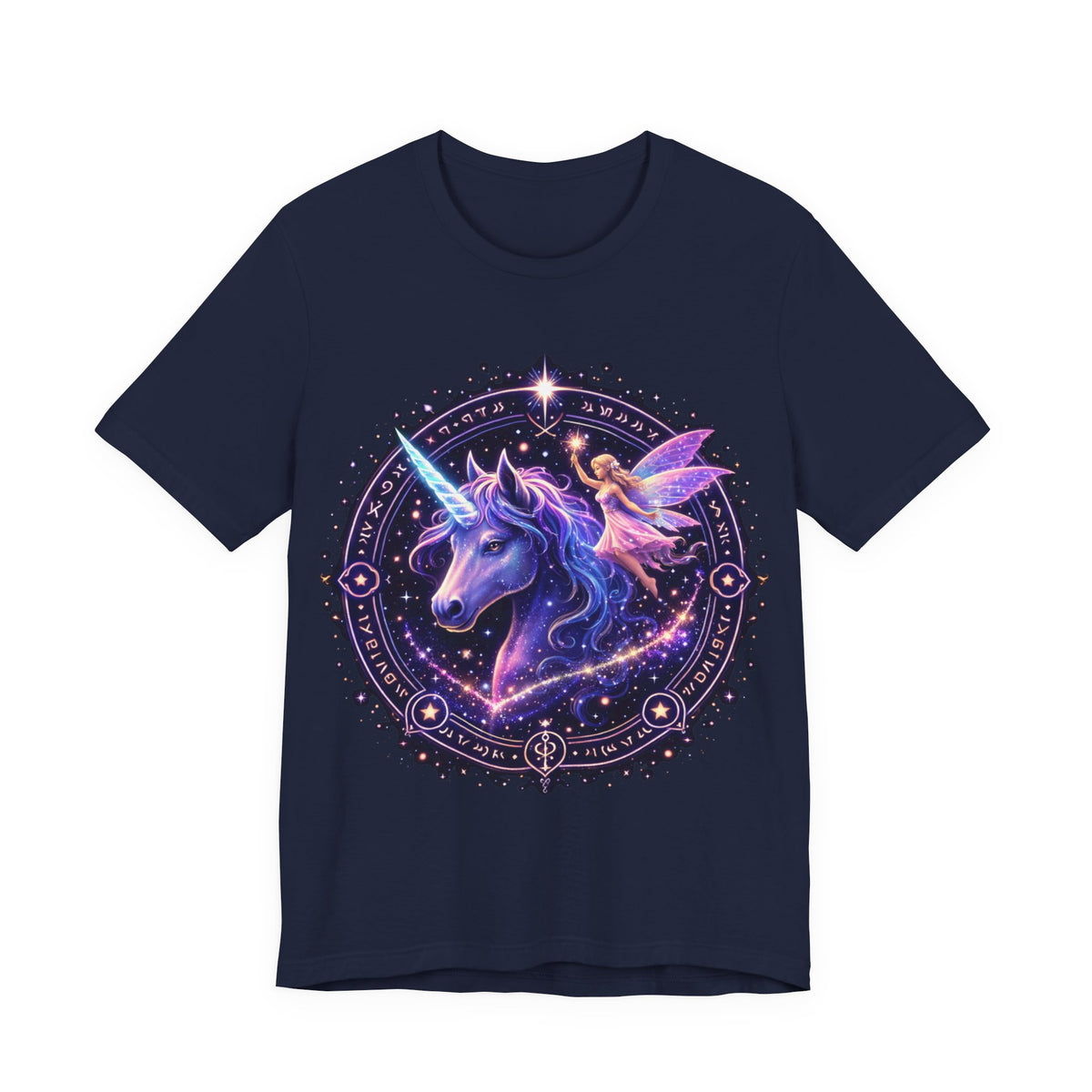 Unicorn & Fairy Galaxy Tee — Magical Fantasy Graphic T-Shirt