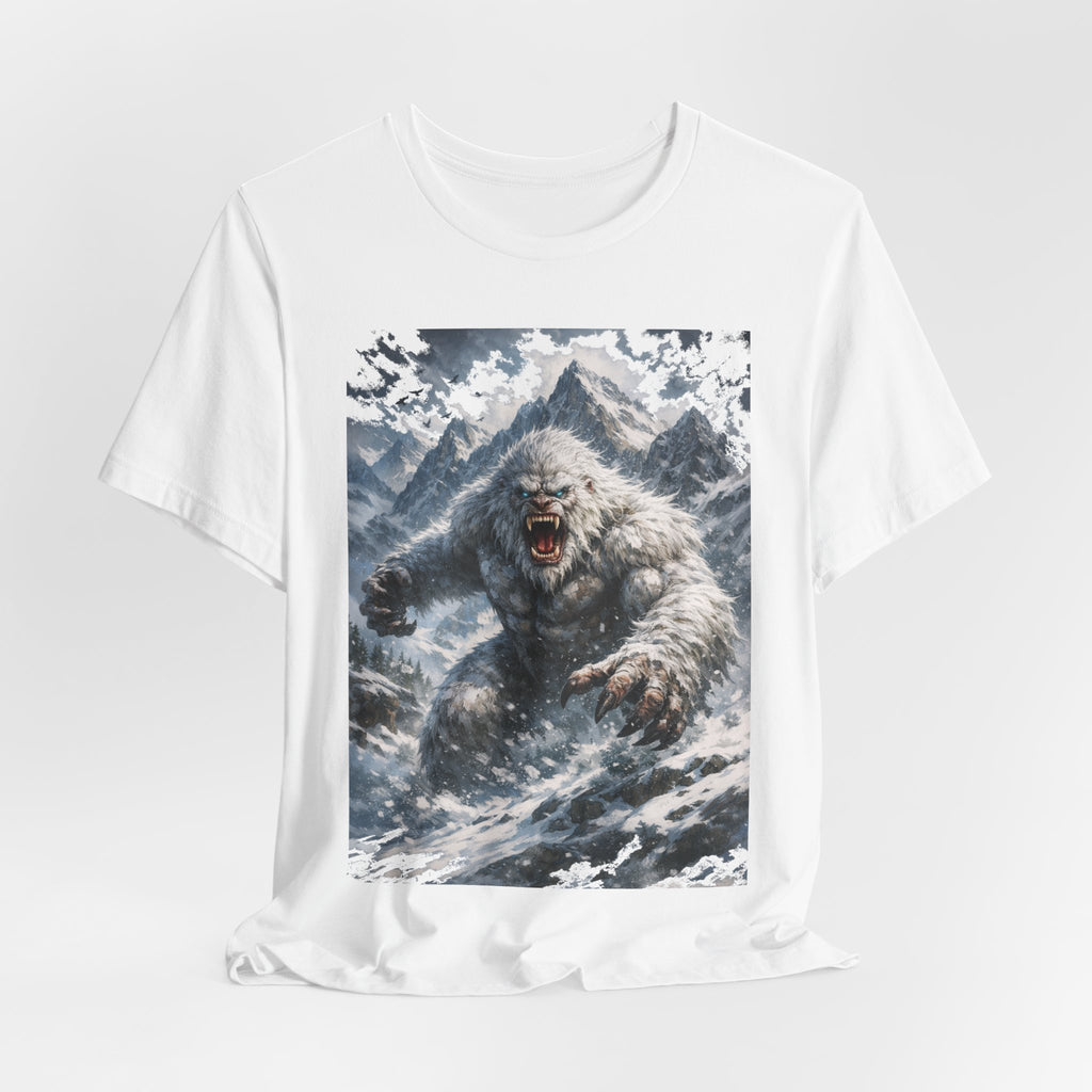 Yeti Monster Tee — Snowy Mountain Sasquatch Graphic T-Shirt