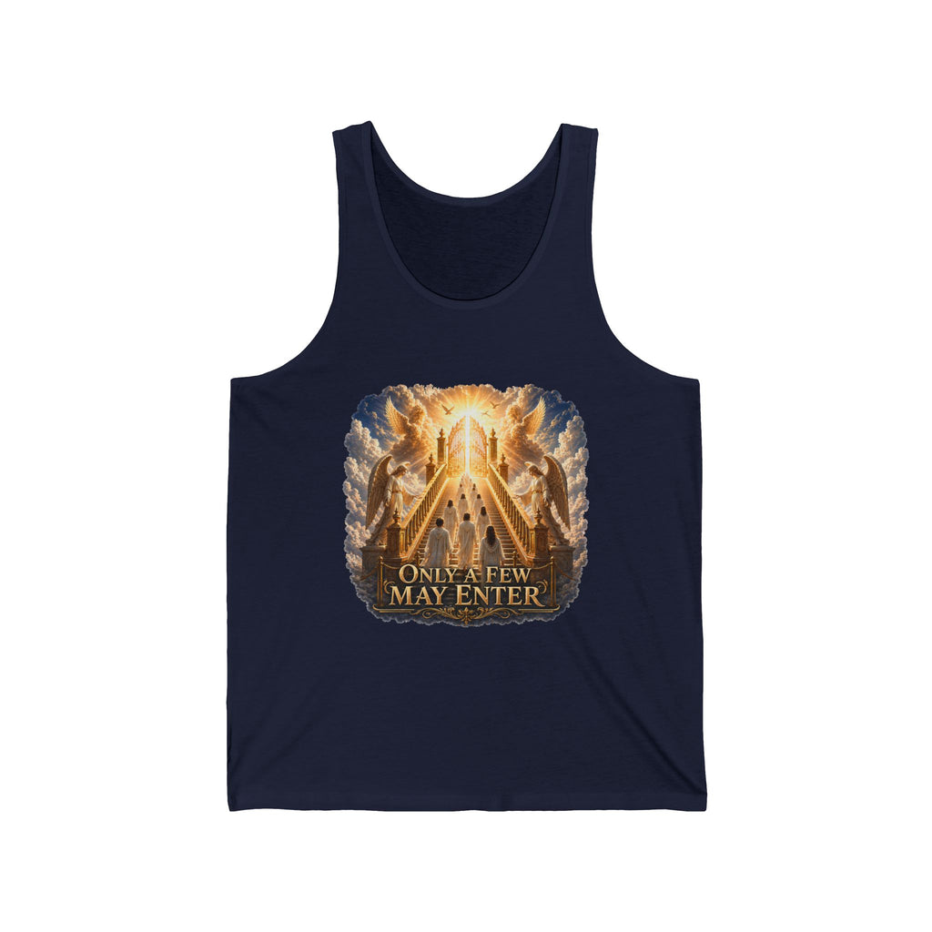 Religious Graphic Tank Top — "Only a Few May Enter" Heaven Gate Design