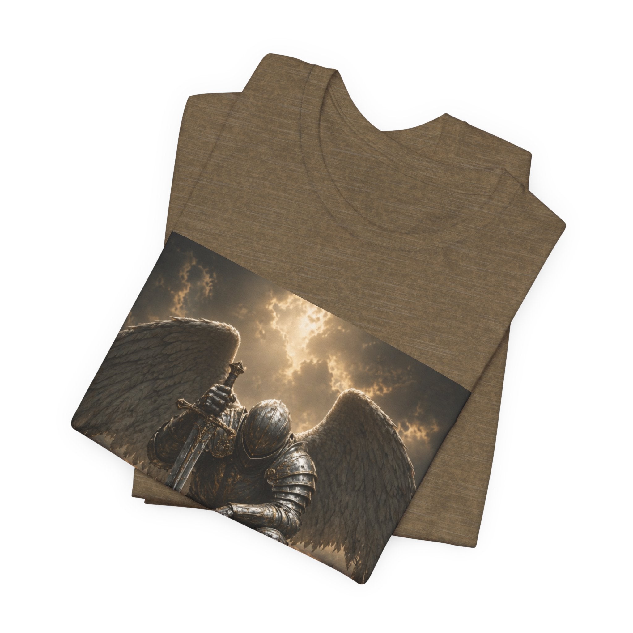 Angel Knight T-Shirt — Gothic Dark  Armor Tee