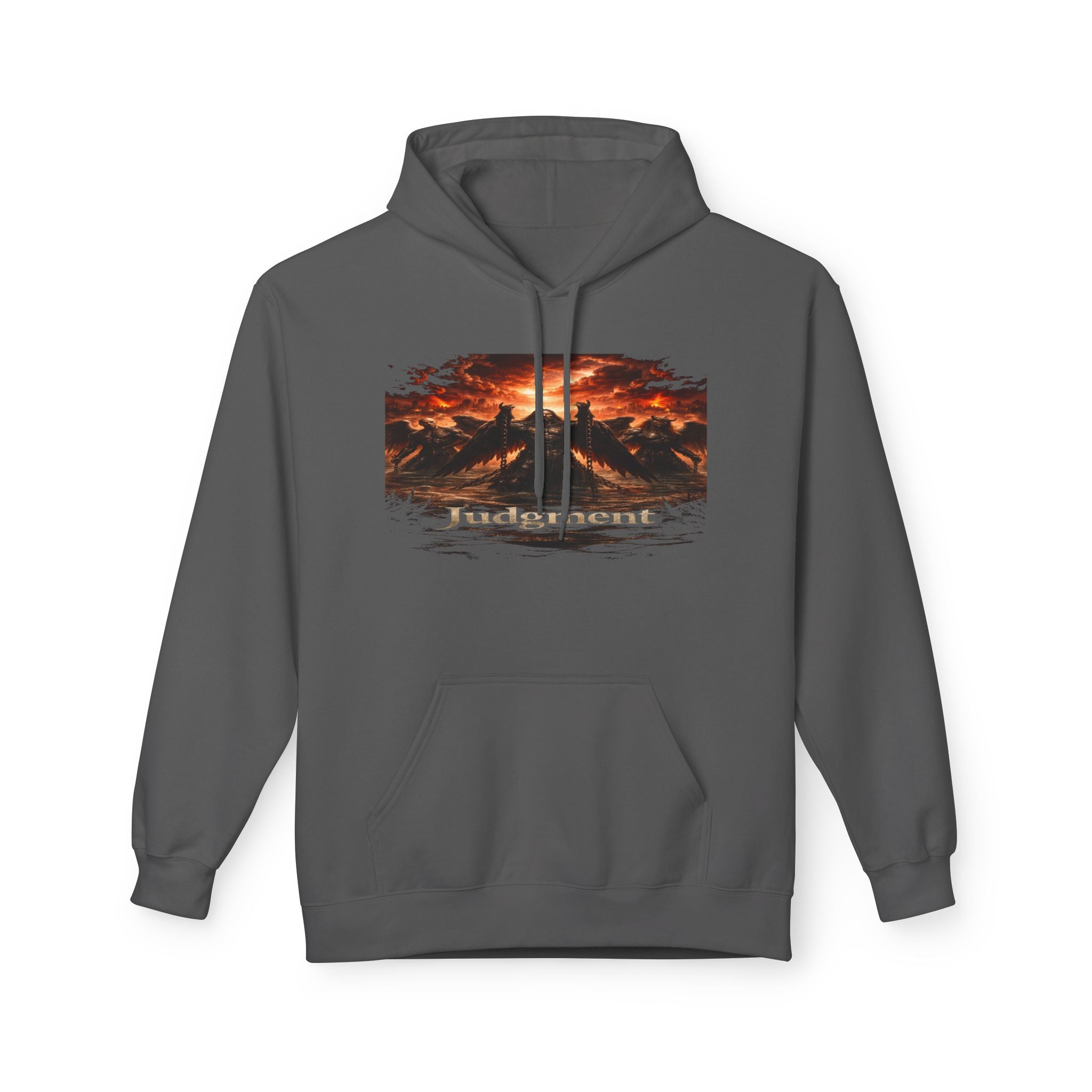 The black horse from Revelation 6:5-6! Graphic Hoodie