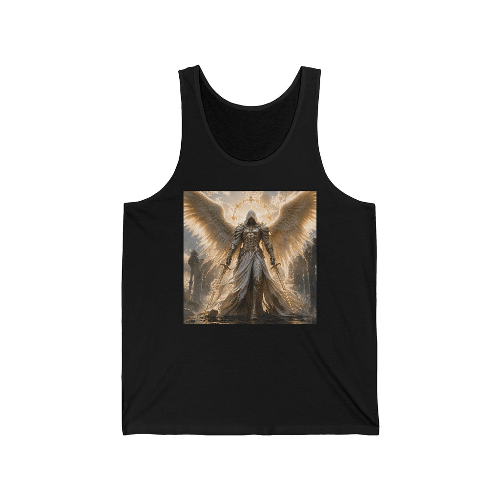 Angel Warrior Tank Top — Mythic Winged Guardian Graphic Tank