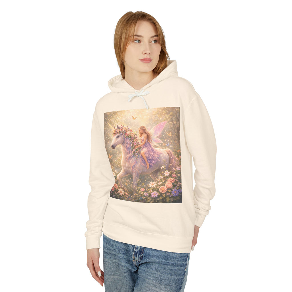 Fairy & Unicorn Hoodie — Whimsical Pastel Fantasy Pullover