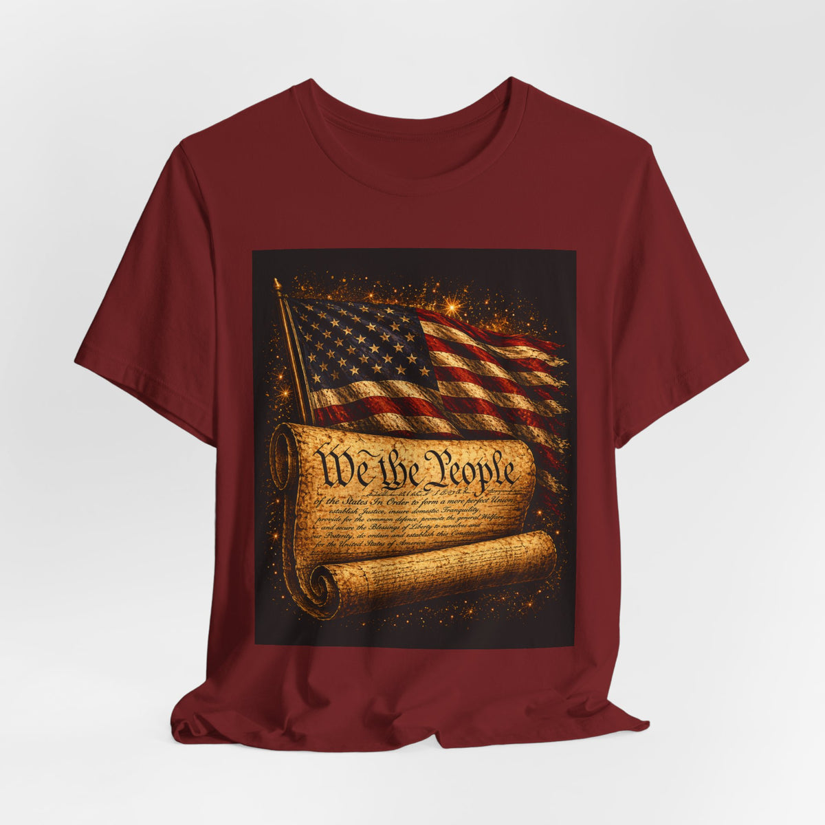Patriotic "We the People" Constitution T-Shirt — American Flag Independence Day Tee