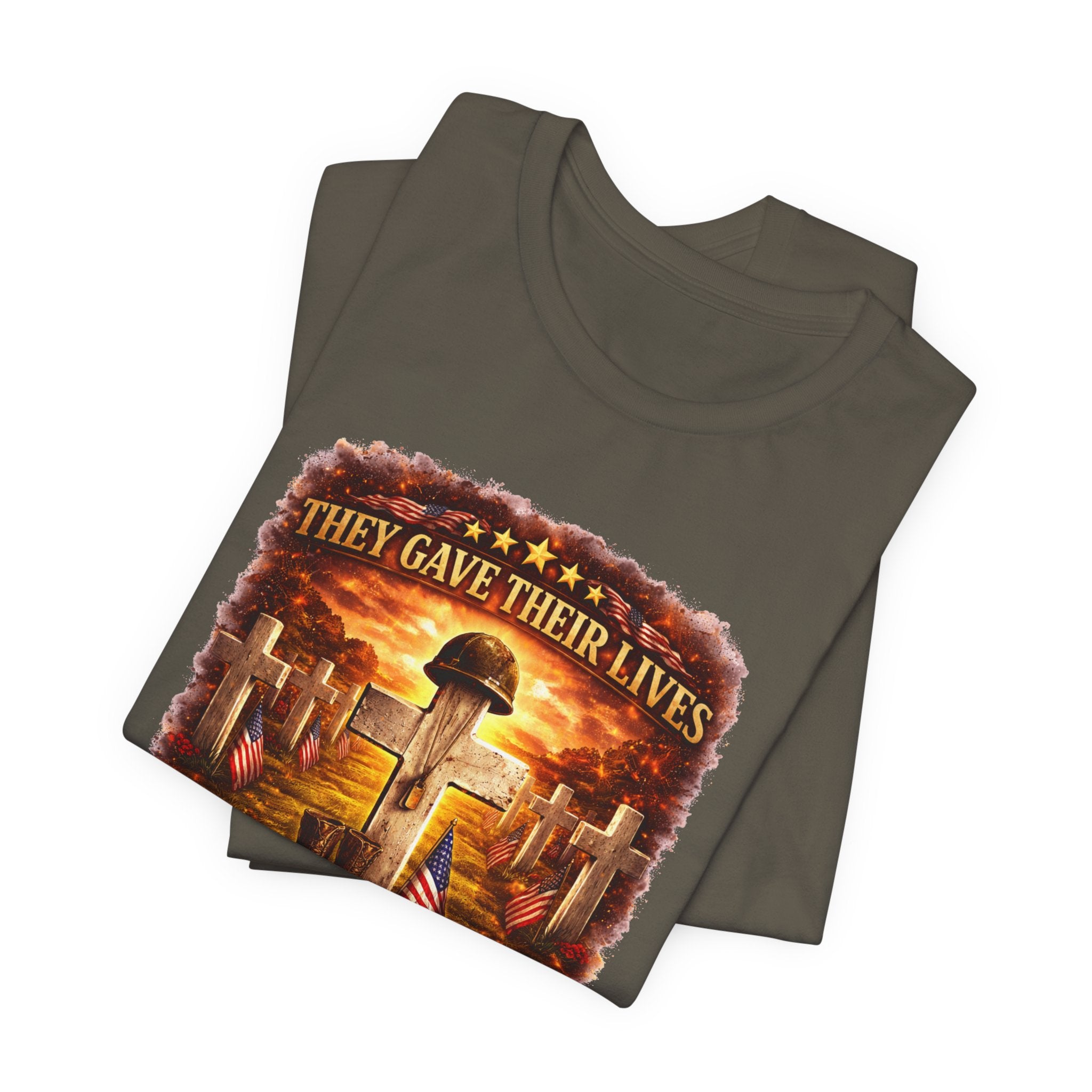 Veterans Memorial Tee - "They Gave Their Lives So You Could Be Free"