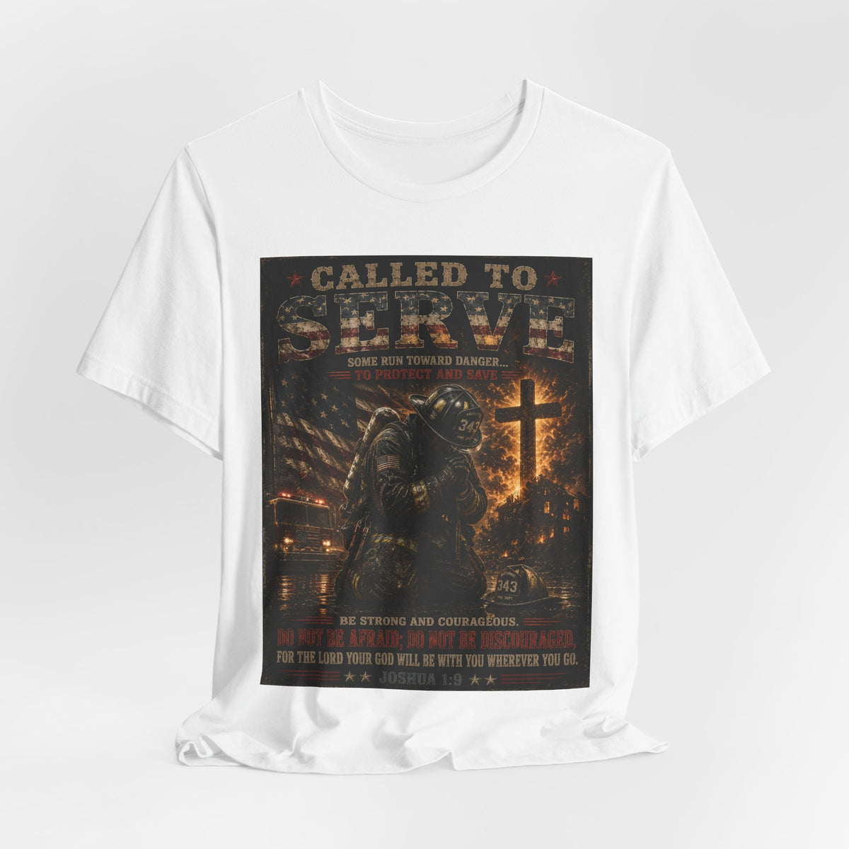 Called to Serve Graphic Tee — Military Christian Prayer T-Shirt