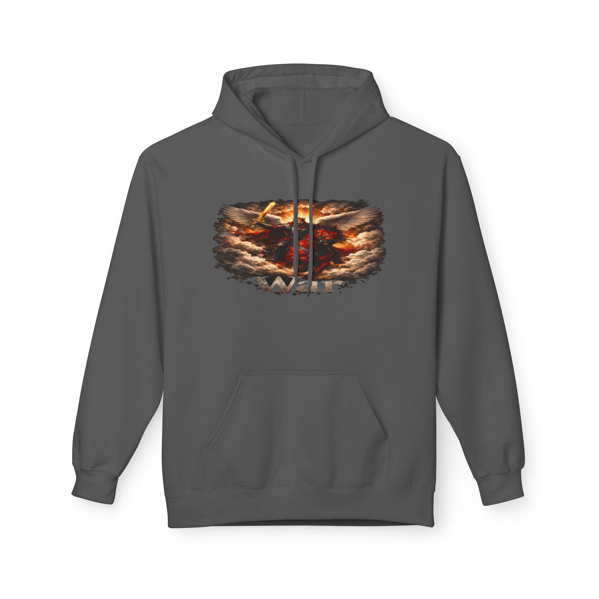 The red horse from Revelation 6:3-4 the horseman of war the second seal opened by the Lamb if God- Graphic Pullover
