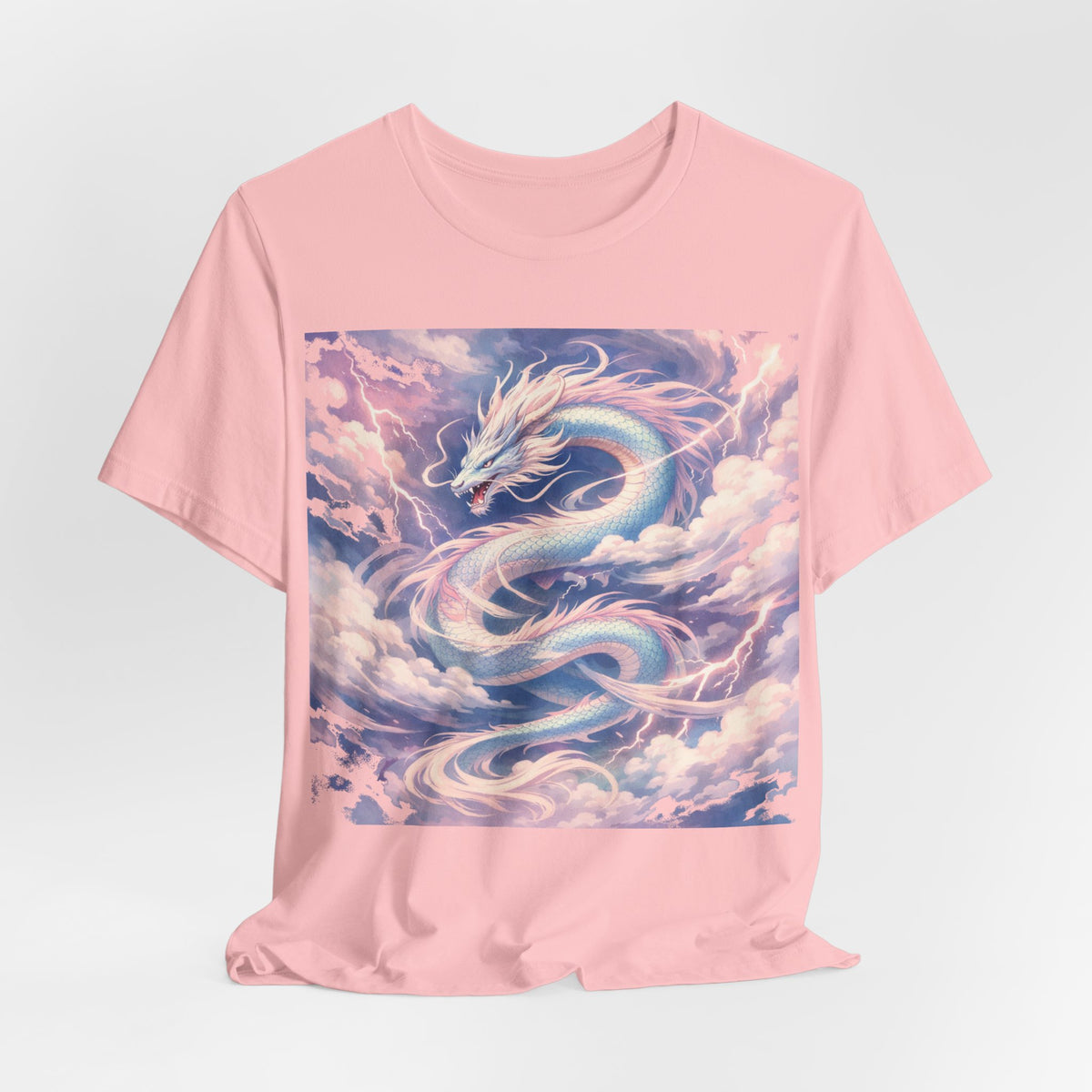 Pastel Sky Dragon T-Shirt — Ethereal Dragon Graphic Tee