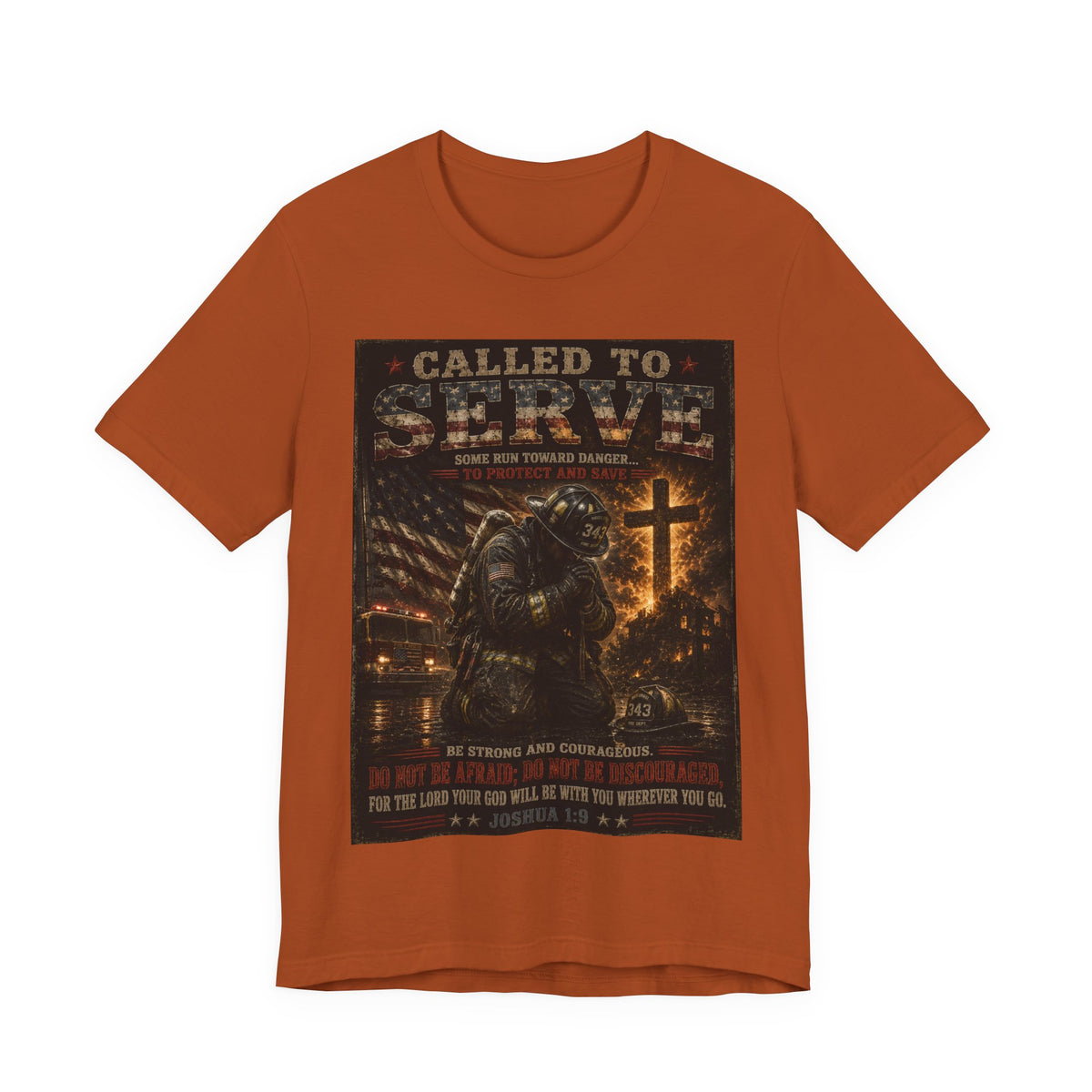 Called to Serve Graphic Tee — Military Christian Prayer T-Shirt