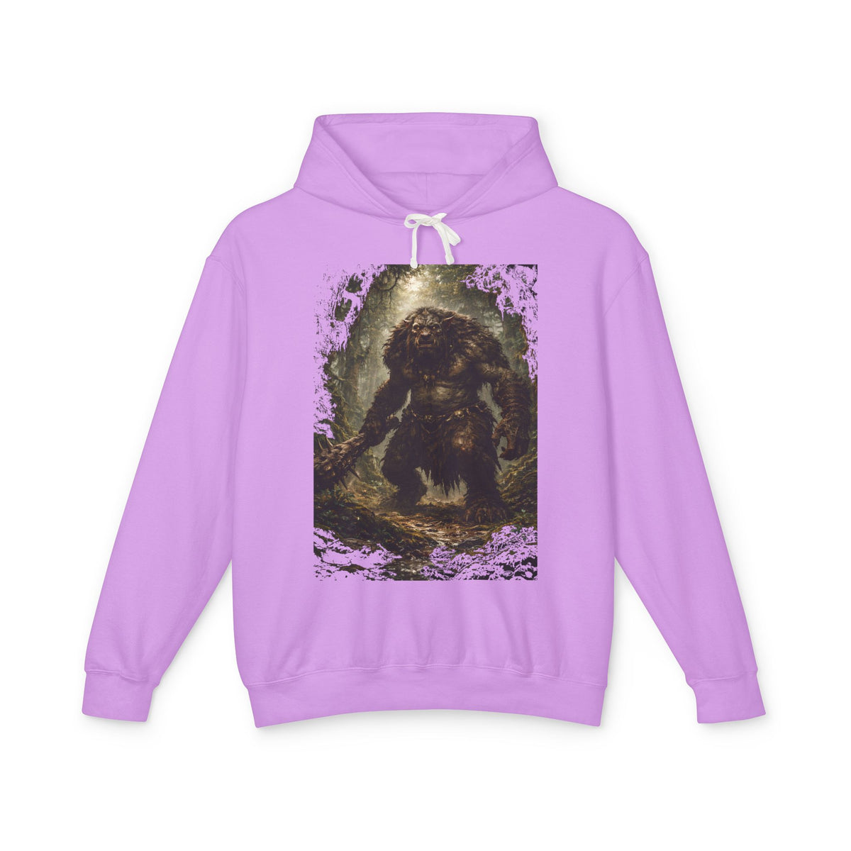 Cryptid Monster Hoodie – Vintage Forest Troll Graphic Sweatshirt