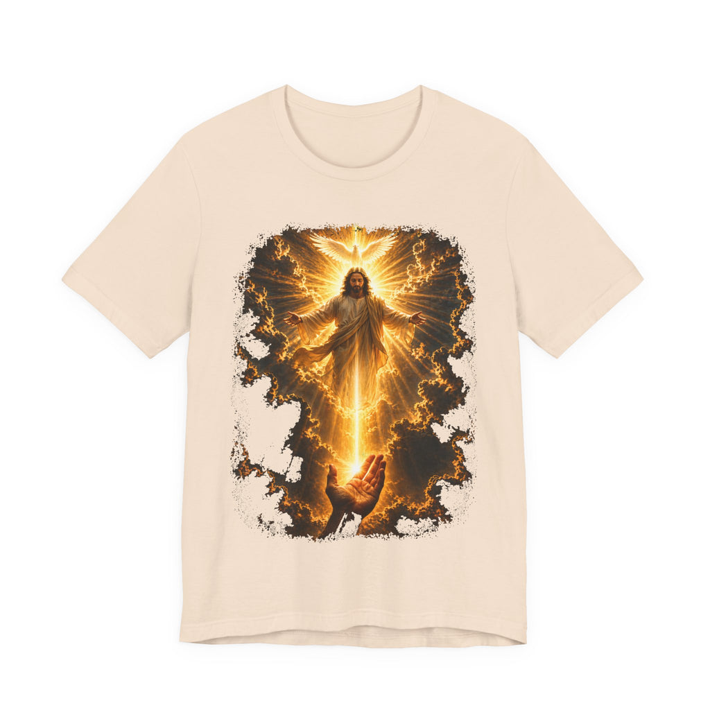 Jesus Ascension Tee — Radiant Resurrection Christian T‑Shirt