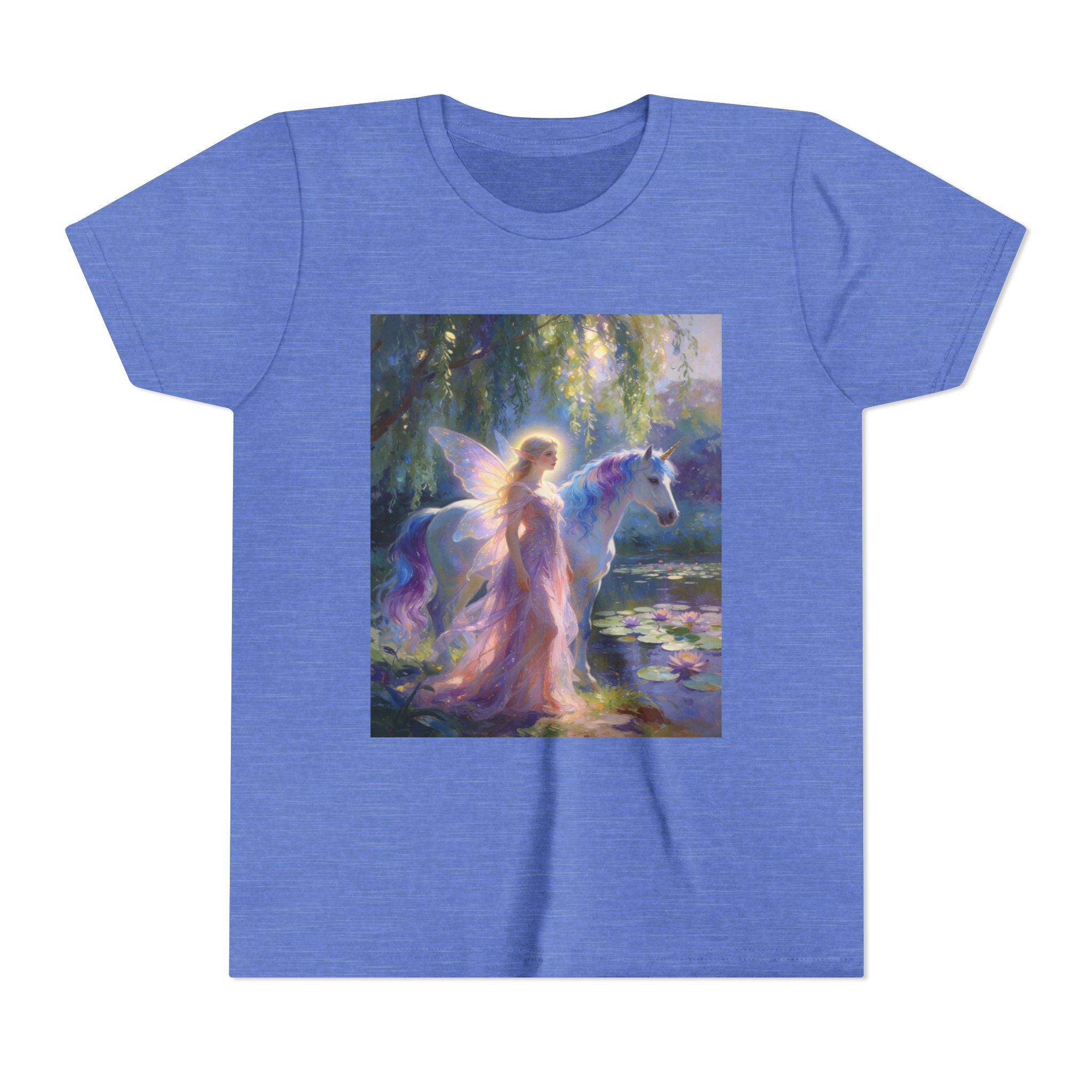 Youth Tee — Magical Fairy and Unicorn Art Shirt