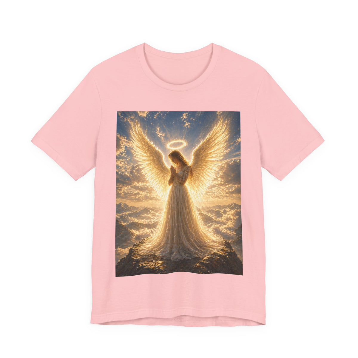 Angle praying Unisex Jersey Short Sleeve Tee