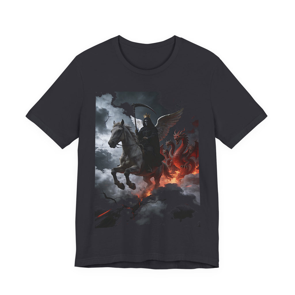 The Pale horse from Revelation 6:7-8-End of Times- Graphic T-Shirt