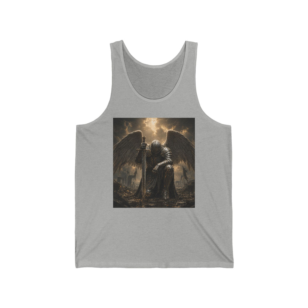 Guardian Fallen Angel Tank Top — Dark Gothic Angel Artwork Tank