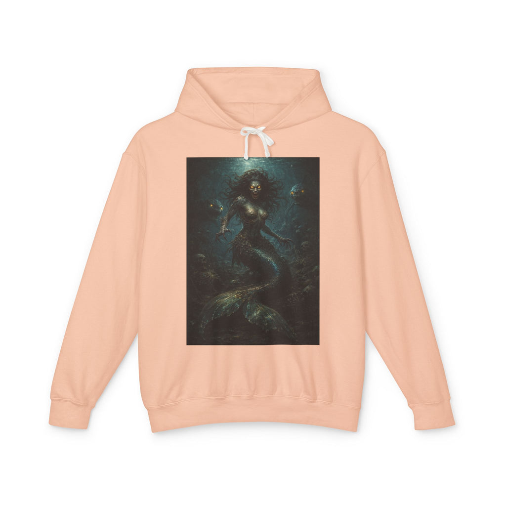 Mermaid Abyss Hoodie — Dark Ocean Fantasy Graphic Sweatshirt