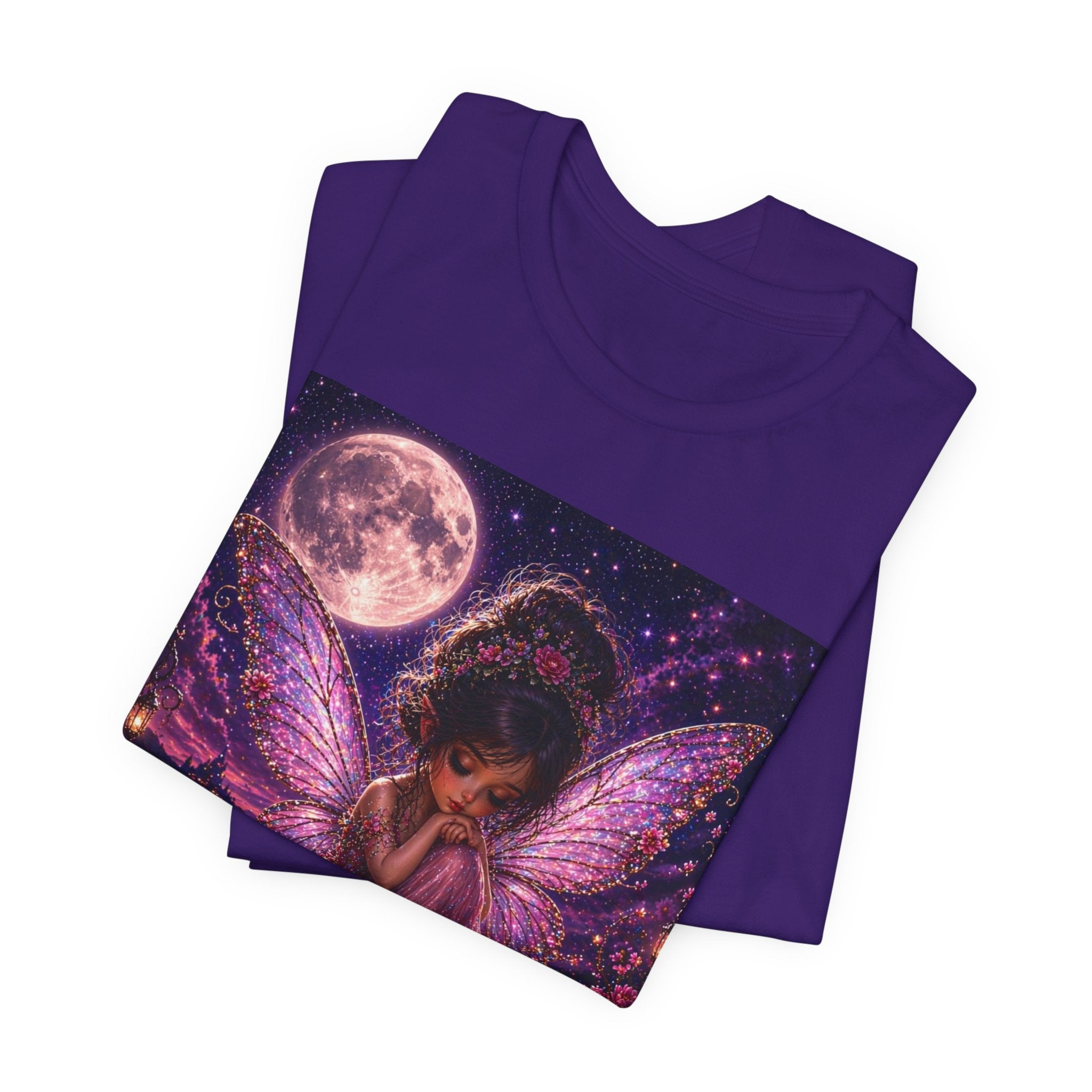 Purple Fairy T-Shirt — Enchanted Moonlit Fairy Tee