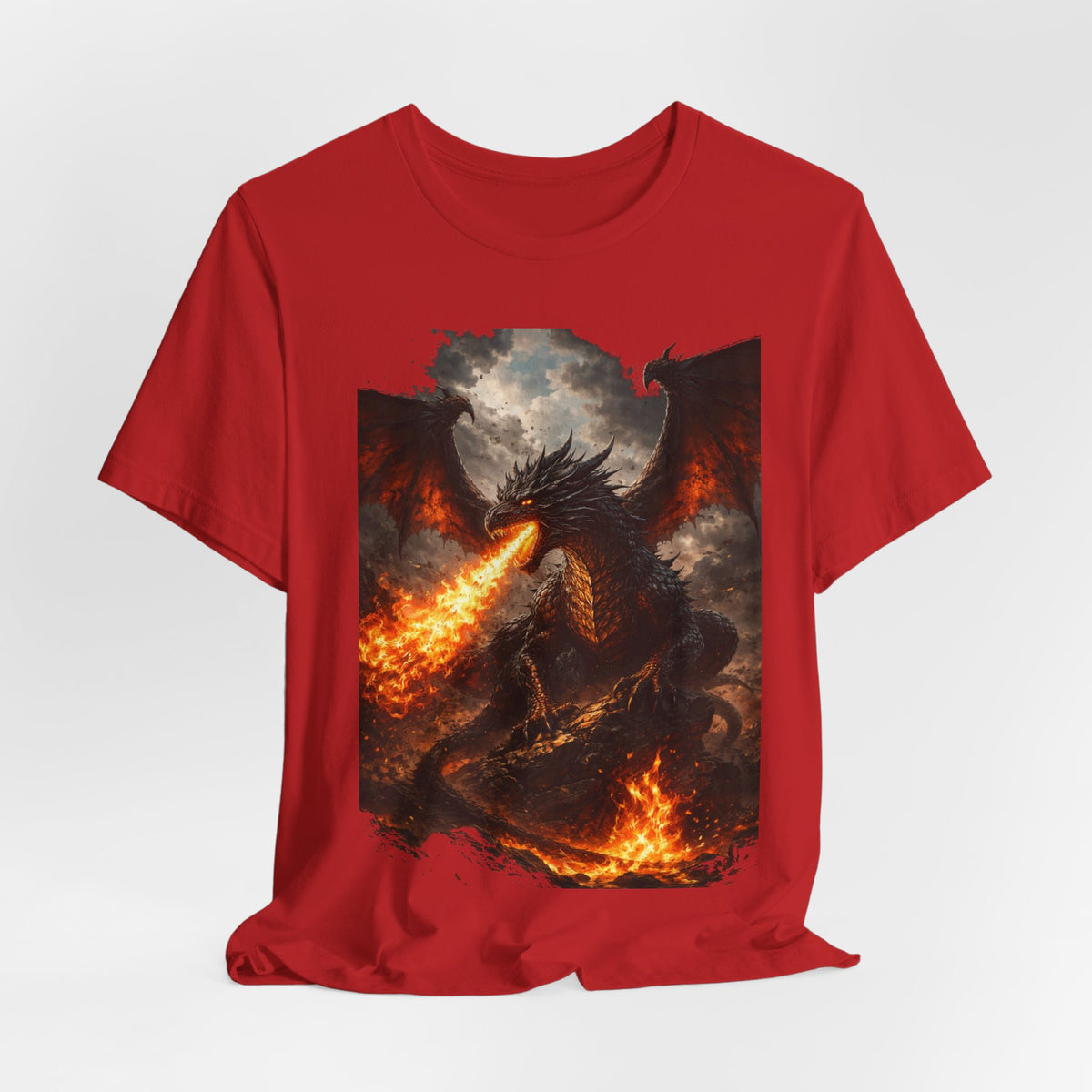 Dragon Fire T‑Shirt — Fiery Fantasy Graphic Tee