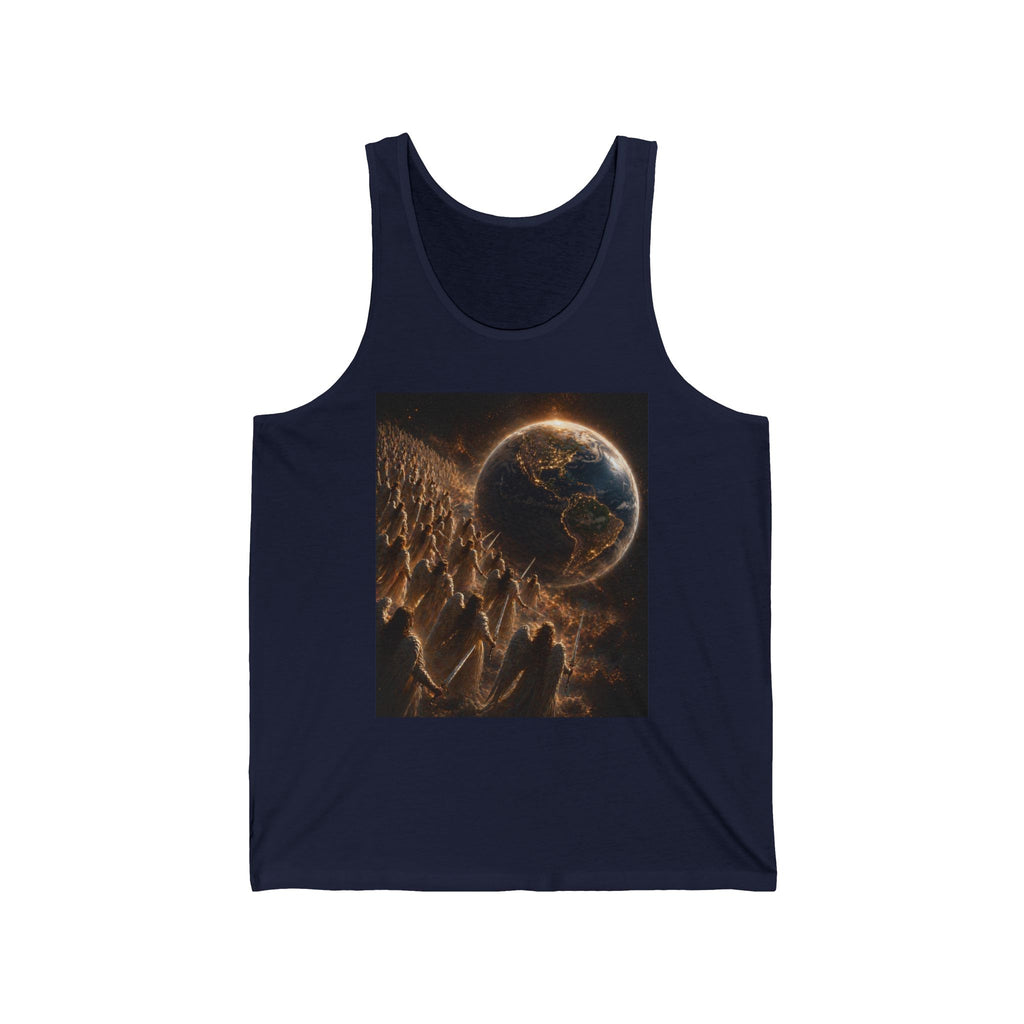 Earth Ascension Tank Top — Cosmic Spiritual Art Tee