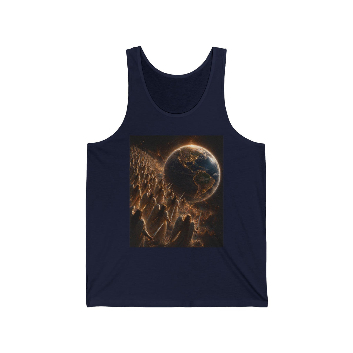 Earth Ascension Tank Top — Cosmic Spiritual Art Tee