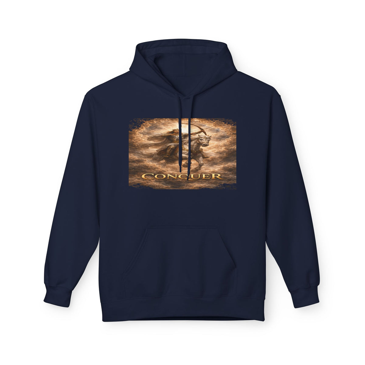 Revelation 6:1-2! And on the White horse was a rider the first horsemen of the apocalypse- Hoodie