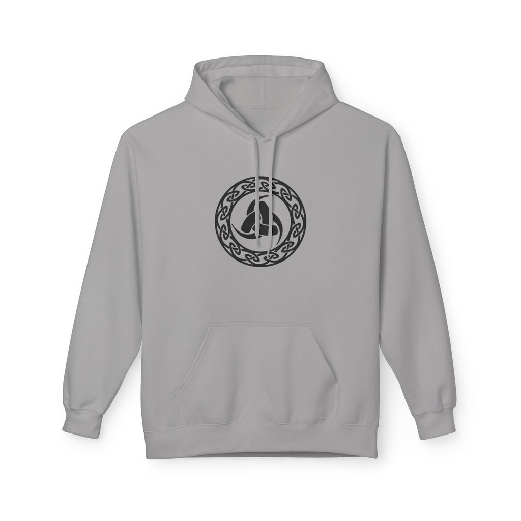 Viking Helm Knot Hoodie — Norse Valknut Symbol -The Triple Horn of Odin – The Horn Triskelion