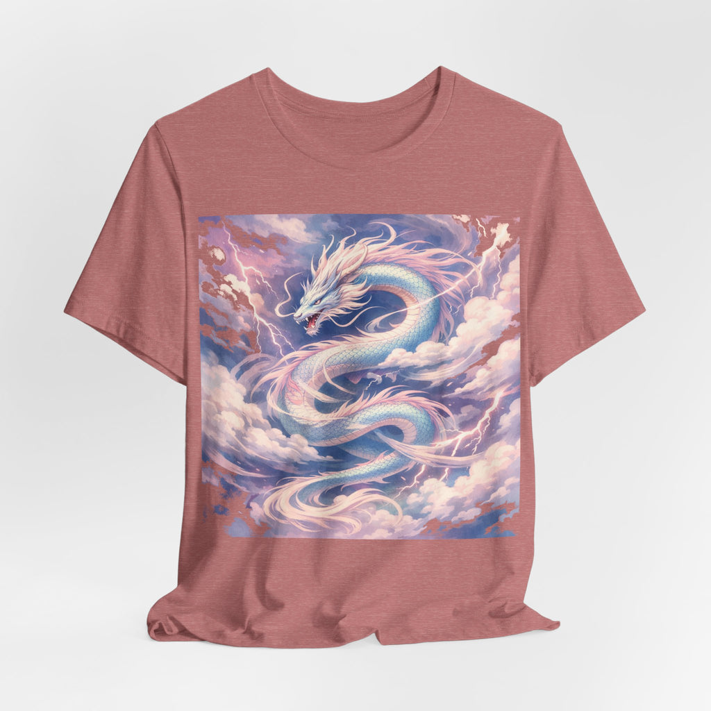 Pastel Sky Dragon T-Shirt — Ethereal Dragon Graphic Tee