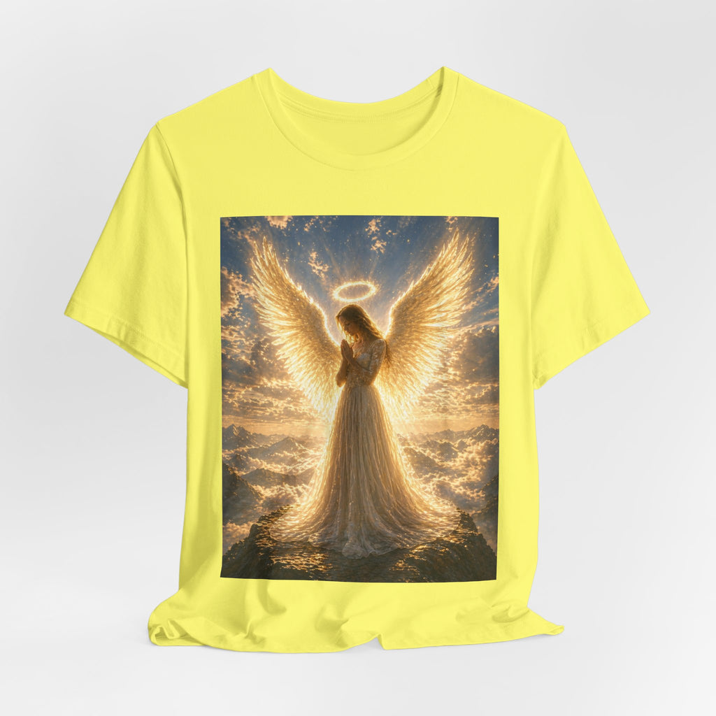 Angle praying Unisex Jersey Short Sleeve Tee