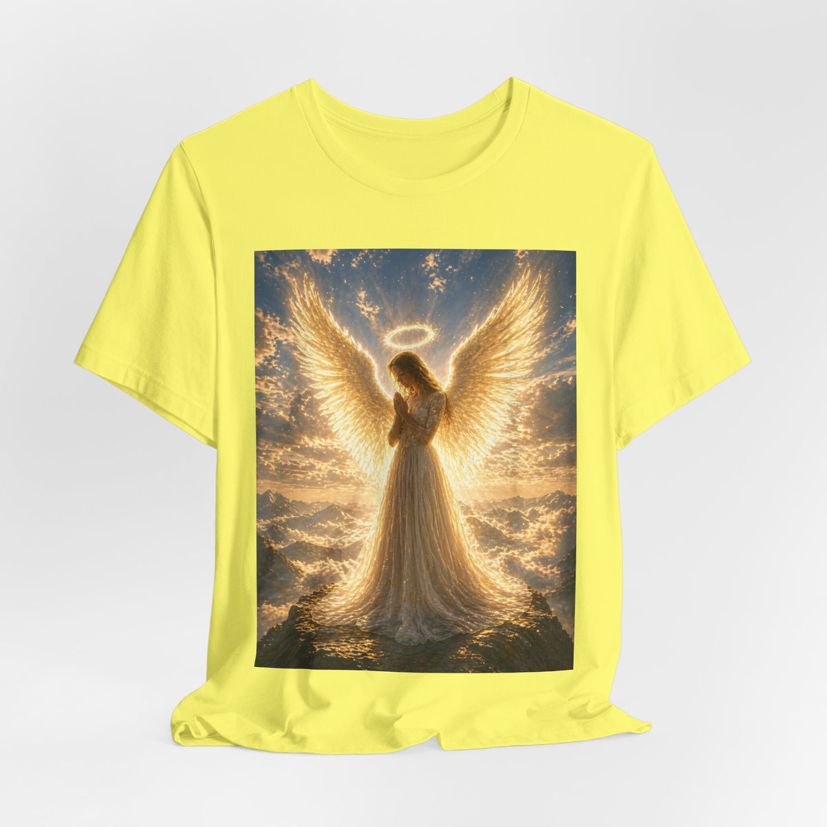 Angle praying Unisex Jersey Short Sleeve Tee