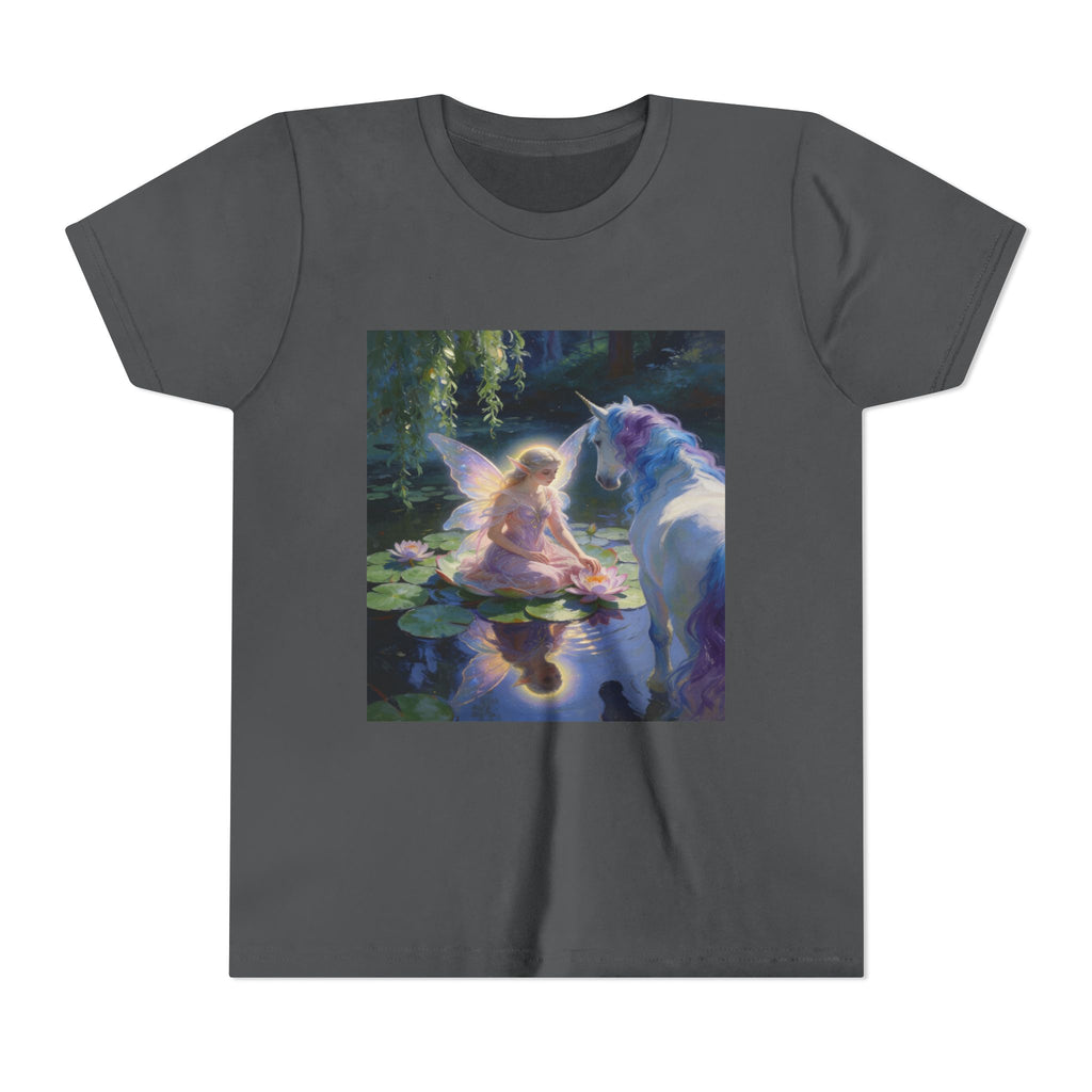 Youth Tee — Fairy and Unicorn Magic Print