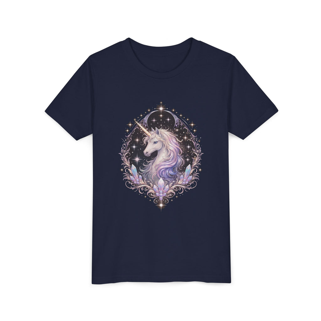 Youth Unicorn Tee — Magical Sparkle Design for Kids