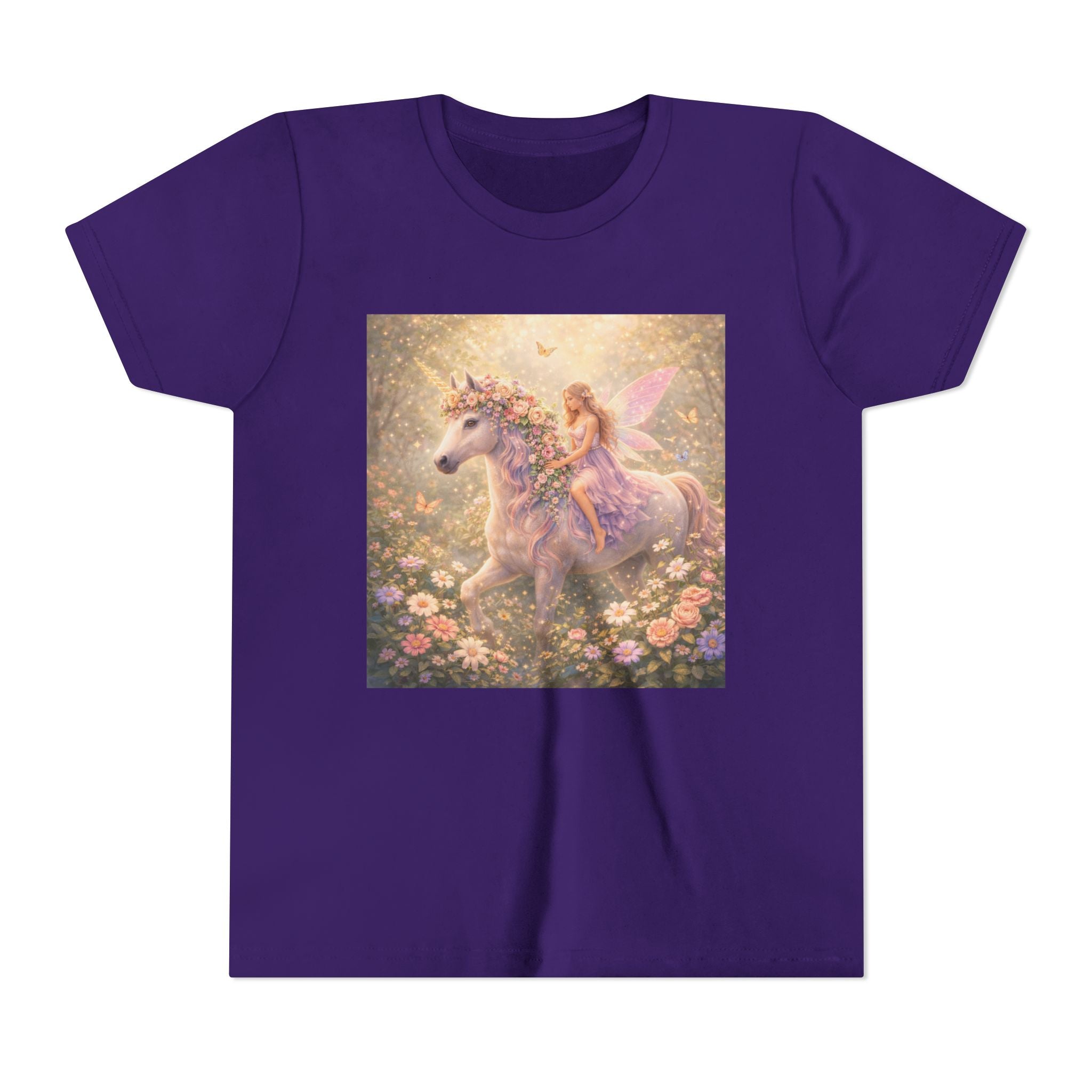 Youth Tee — Magical Unicorn Fairy Ride Kids T‑Shirt