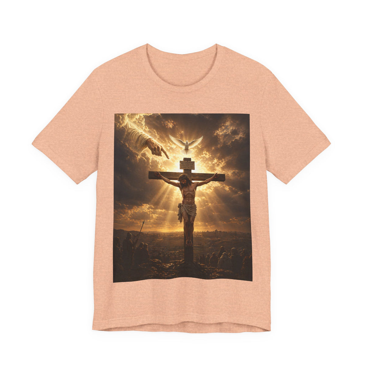 Crucifixion Sunrise T-Shirt — Christian Faith Graphic Tee