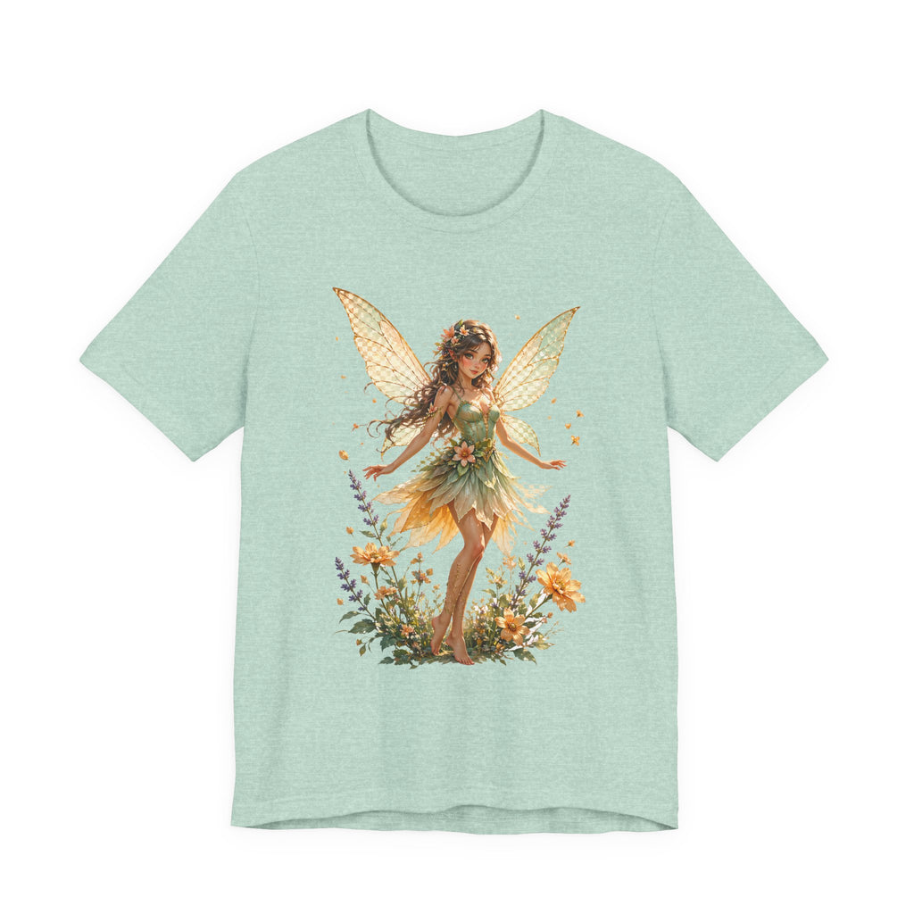 Fairy Garden T-Shirt — Vintage Floral Fairy Illustration Tee