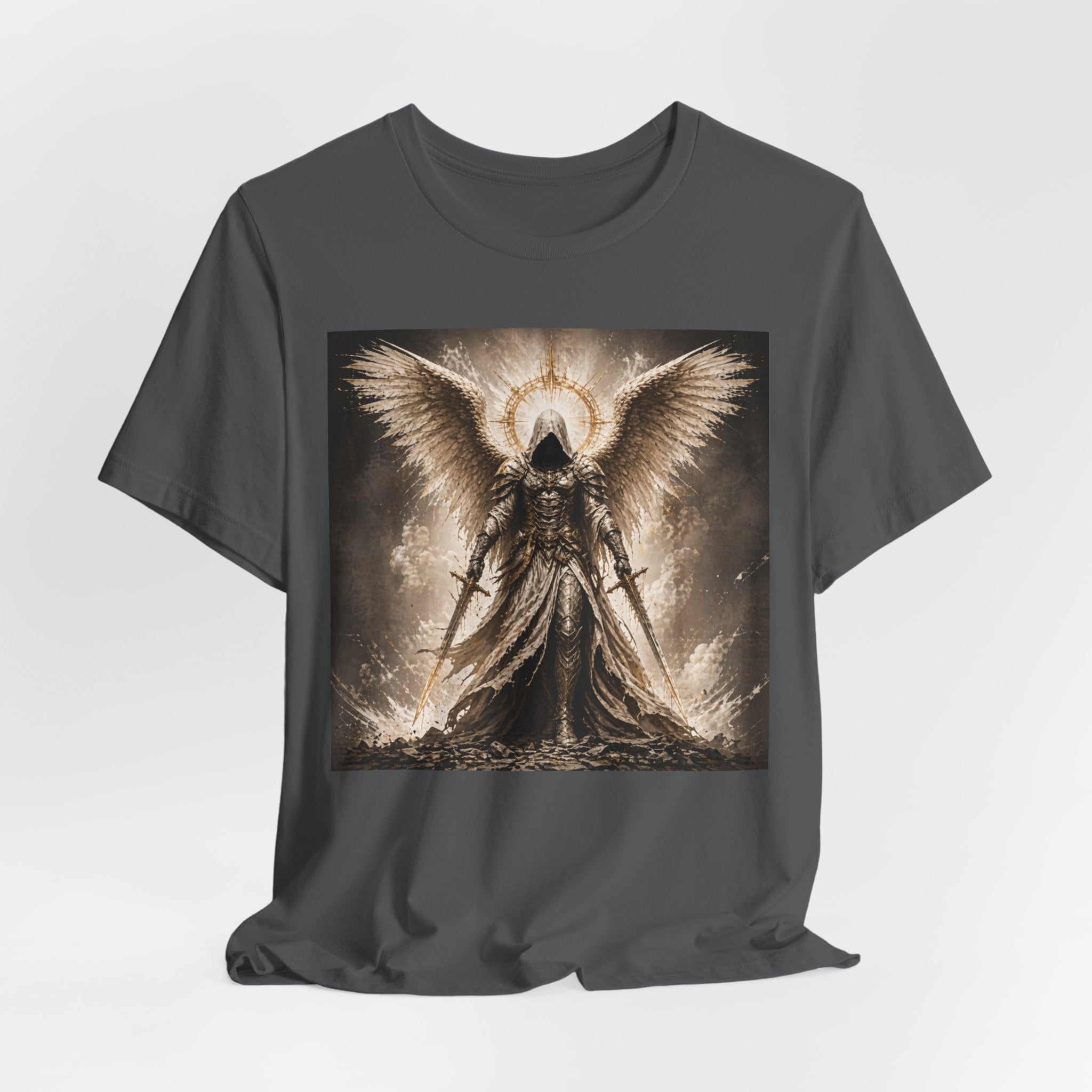 Angel Warrior T-Shirt — Gothic Archangel Graphic Tee