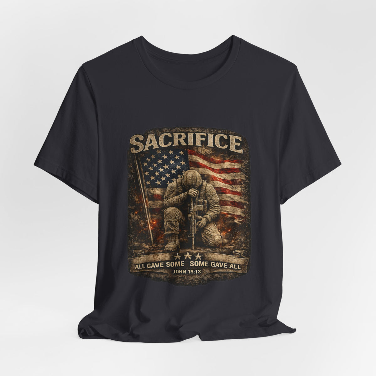 Veteran Sacrifice T-Shirt – 'All Gave Some, Some Gave All' Memorial Tee