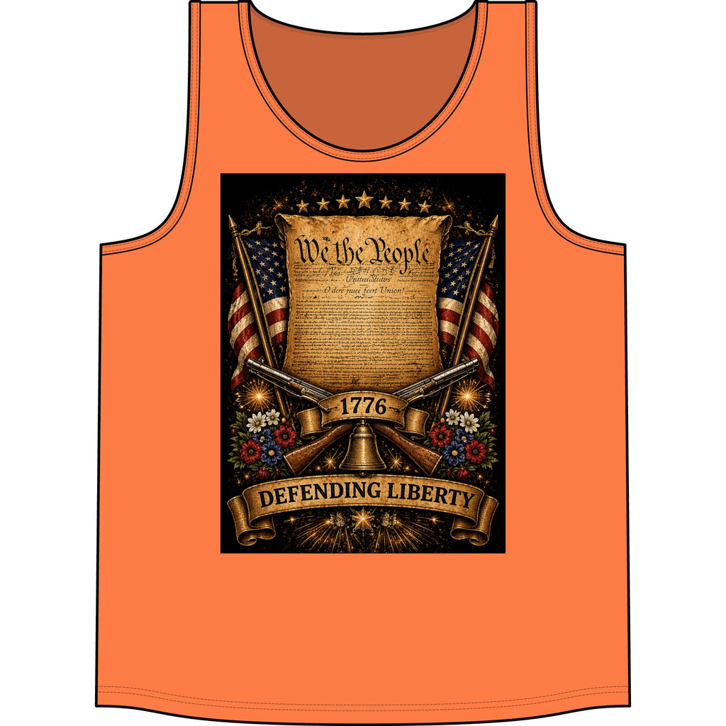 Defending Liberty Tank Top — 'We the People' 1776 Patriotic Shirt