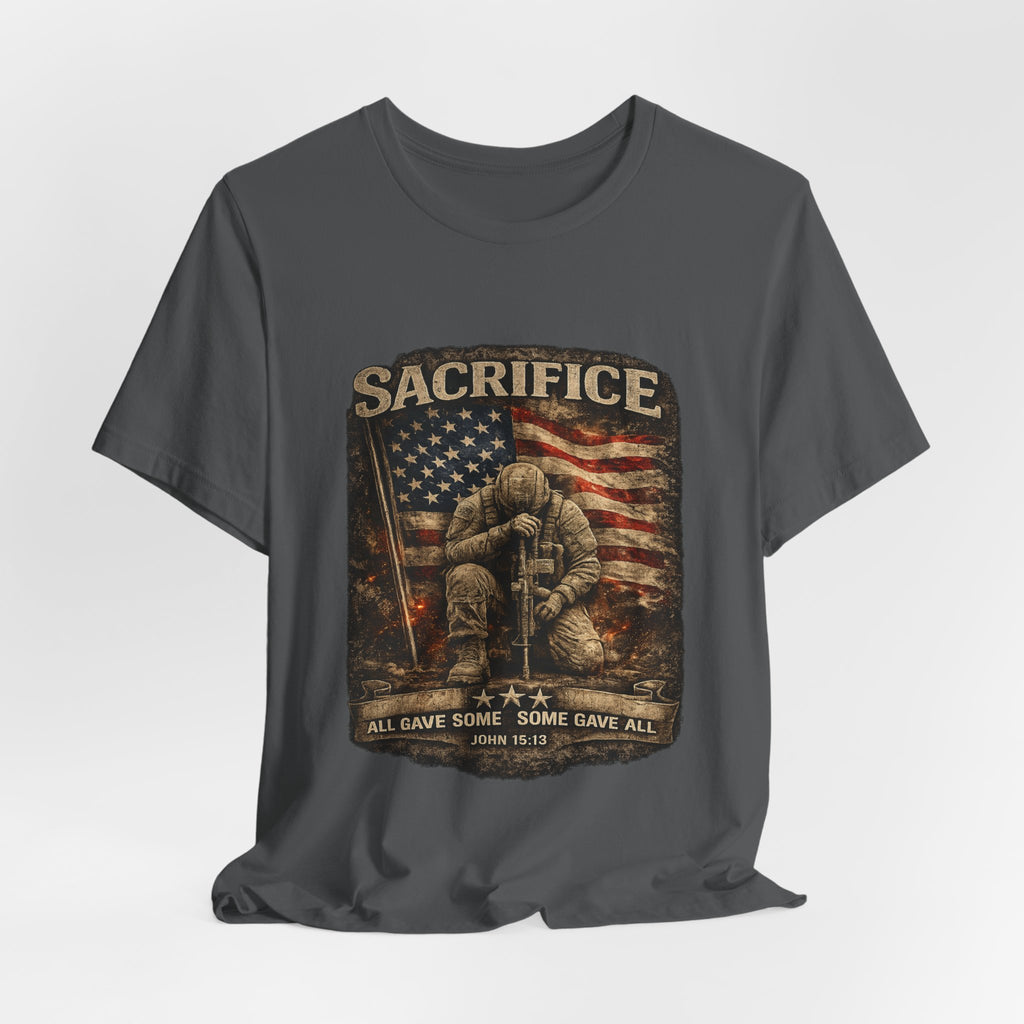 Veteran Sacrifice T-Shirt – 'All Gave Some, Some Gave All' Memorial Tee