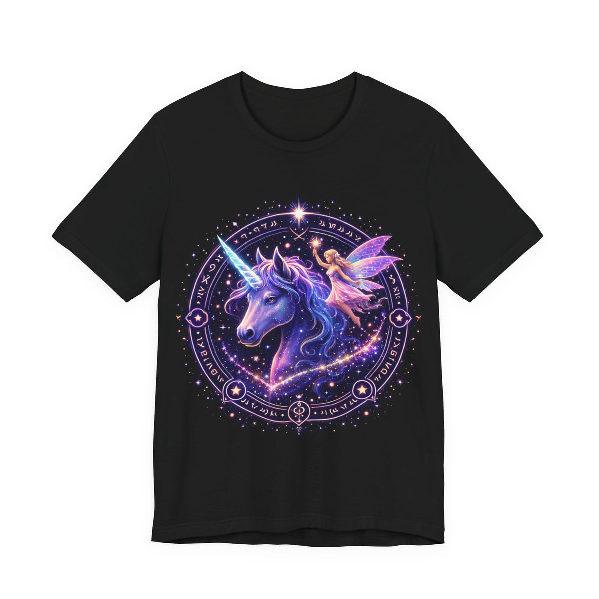 Unicorn & Fairy Galaxy Tee — Magical Fantasy Graphic T-Shirt
