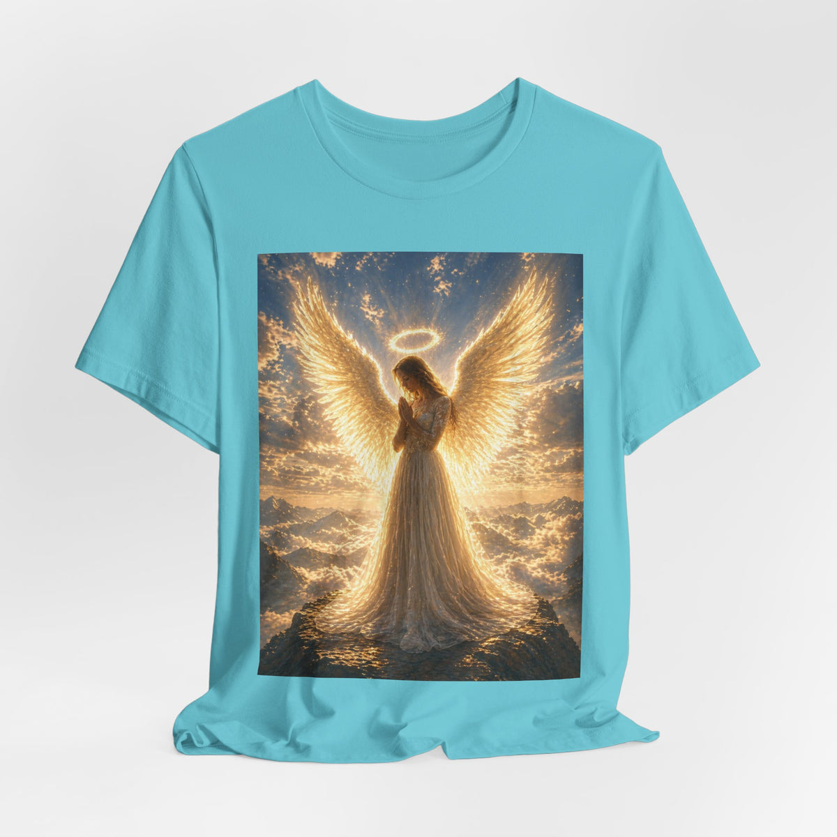 Angle praying Unisex Jersey Short Sleeve Tee