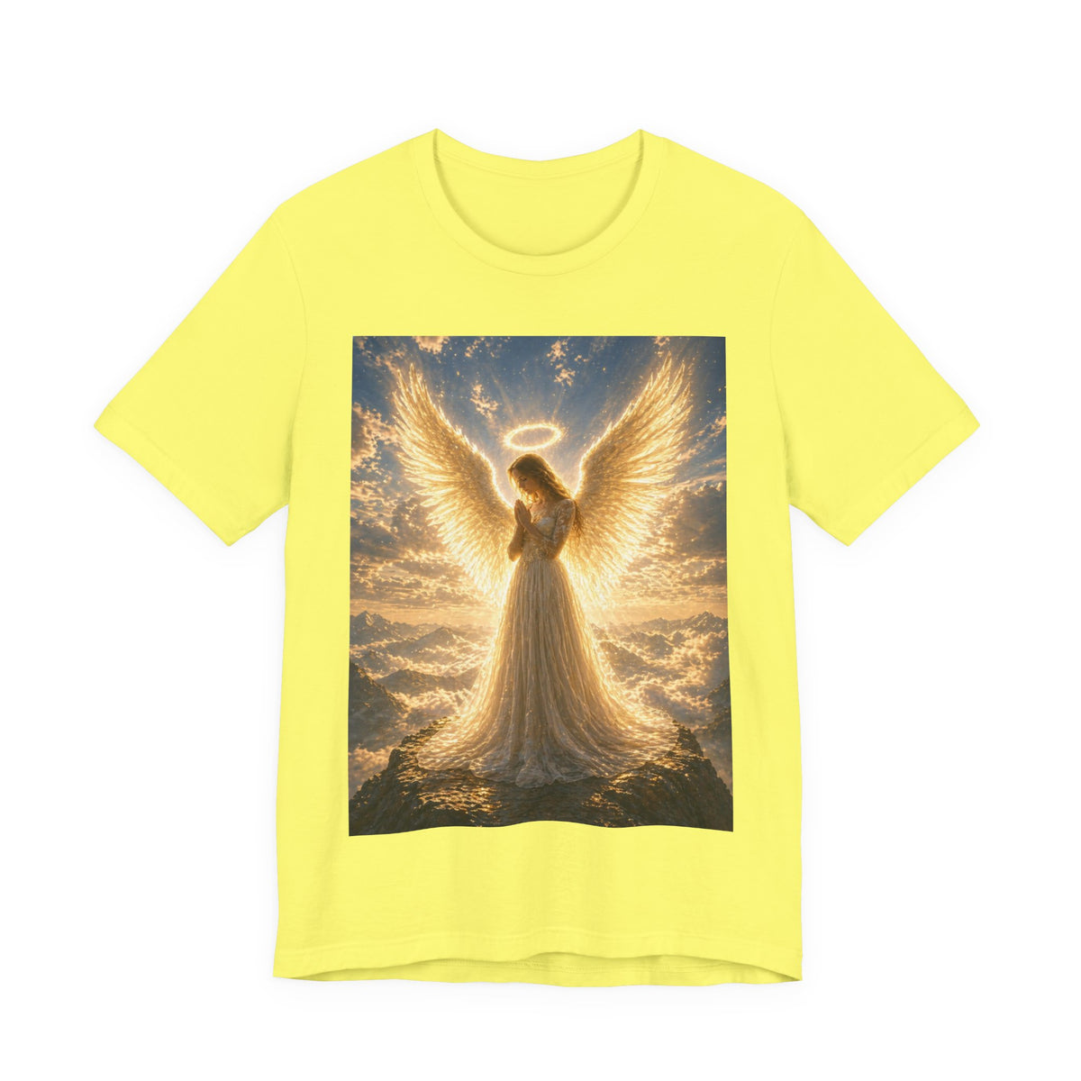 Angle praying Unisex Jersey Short Sleeve Tee