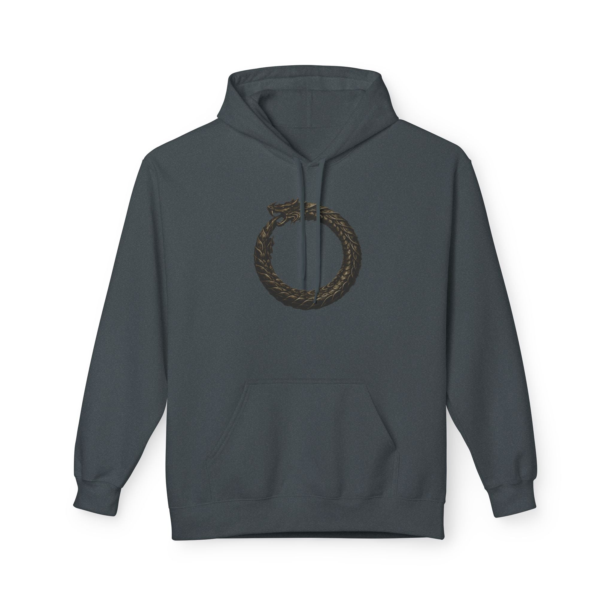 The Serpent – Jörmungandr- Hoodie — Minimal Mythic Graphic Pullover