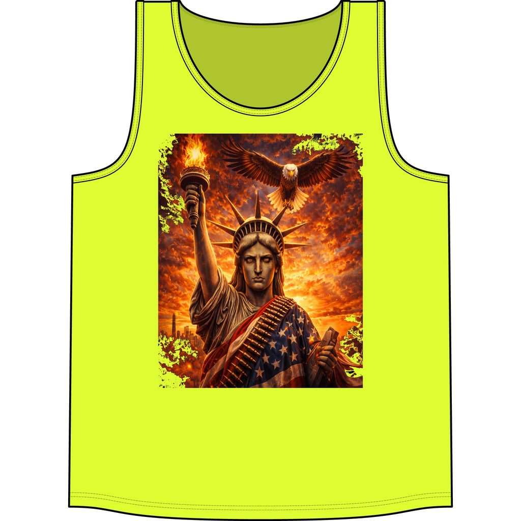 Liberty Eagle Tank — Patriotic Statue of Liberty Graphic Tank Top